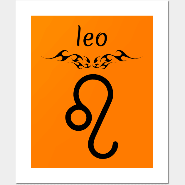 Leo zodiac sign Wall Art by Iskapa